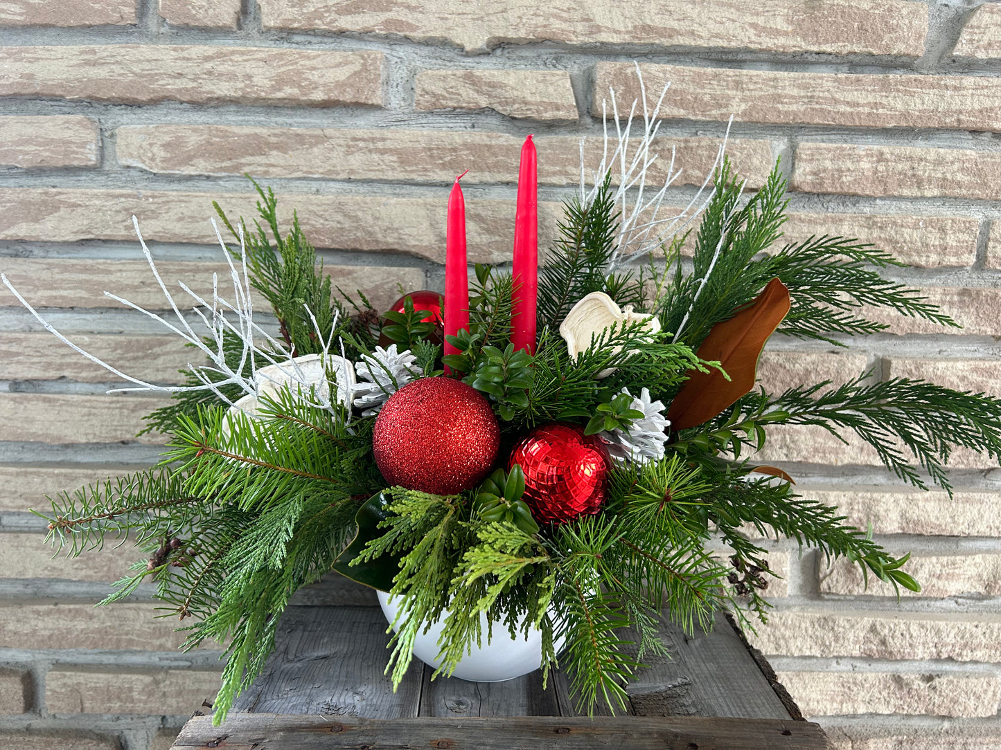 Winter Magic Centrepiece - Hosted by Taste of Freedom