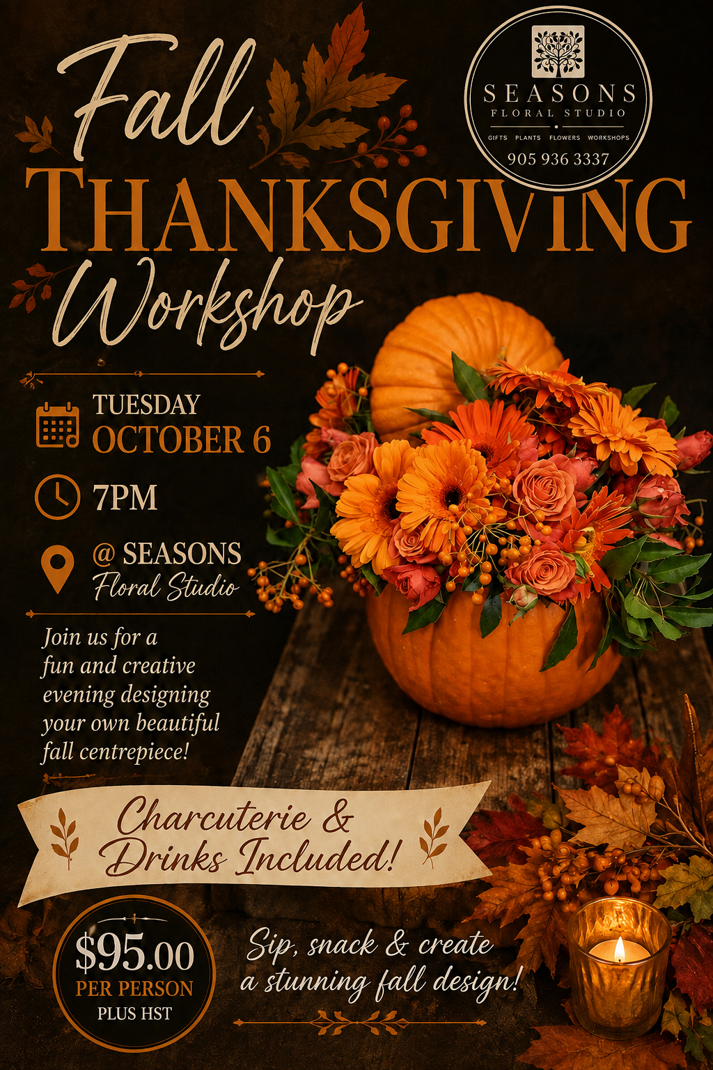 Thanksgiving FLORAL WORKSHOP