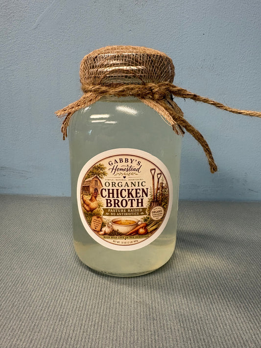 Gabby's Organic Chicken Broth 32oz