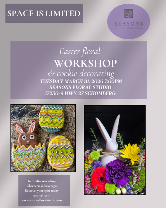 HOP, SIP & BLOOM

EASTER FLORAL WORKSHOP