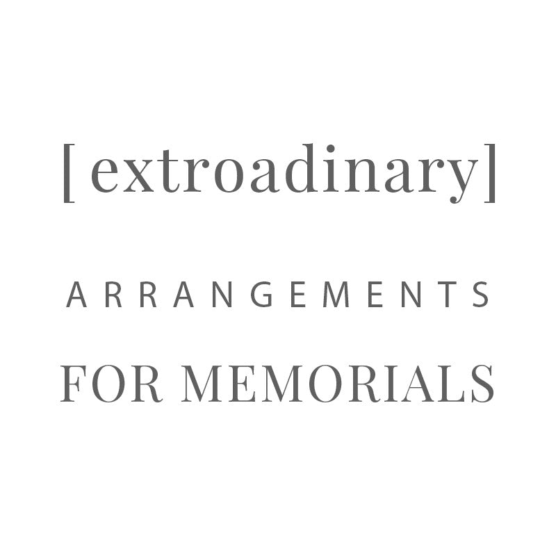 [ Extraordinary ] Memorial Arrangements